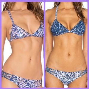 COPY - NWT 👙 Gypsy 05 Anthropology Sand  Blue Nautilus Pacific Bikini Bottom